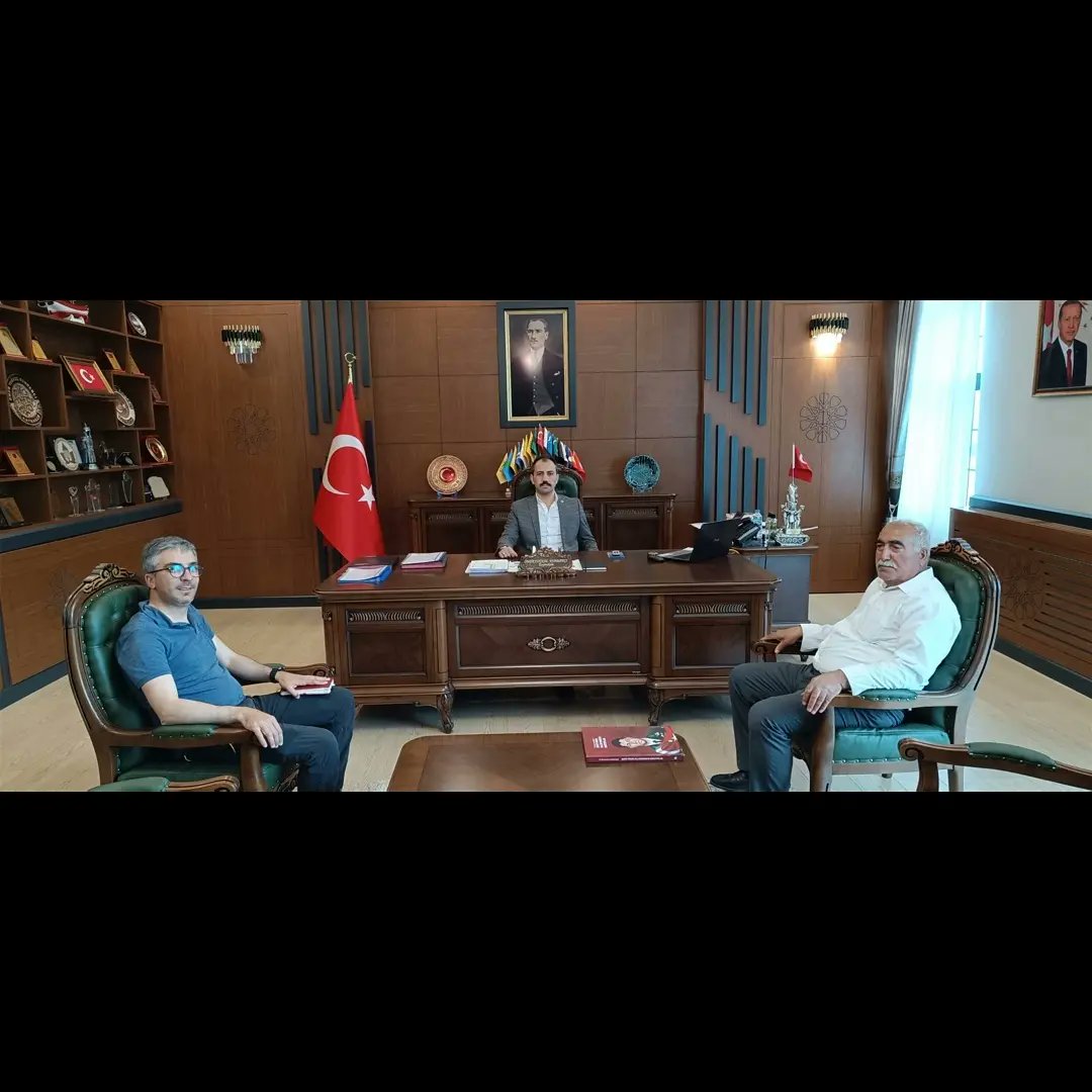 Şituşağı, Çavuşlu ve Beşbölük Muhtarları Kaymakam Kundakçı'yı Makamında Ziyaret Etti
