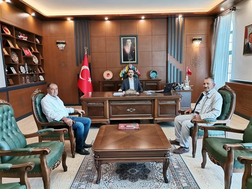 Kaymakam Kundakçı, Çiğdemlik, Altunuşağı ve Doğancık Köy Muhtarlarını Kabul Etti 